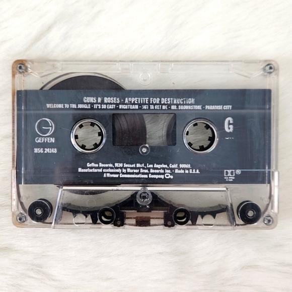 Guns 'N Roses Appetite For Destruction (1987) Long Inlay (M5G24148) Cassette - Picture 11 of 15